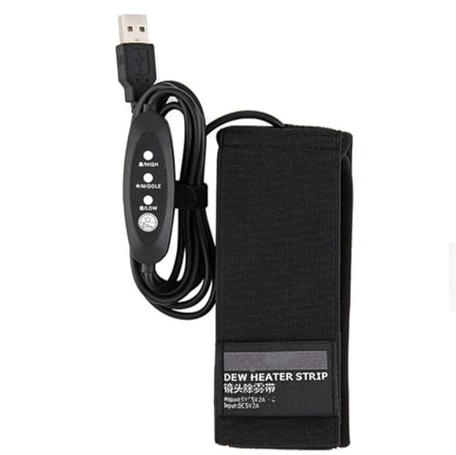 USB Lens Duggvärmare - USB Daggvärmare Värmeremsa | Kamera lennti Hot Band | Upprullningsbara leentvärmare med uppvärmningsdesign