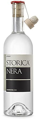 DOMENIS1898 - Grappa STORICA NERA 50% vol. con astuccio, bottiglia in vetro formato 50 cl – pluripremiata, nasce da selezionate vinacce fresche di Cividale del Friuli