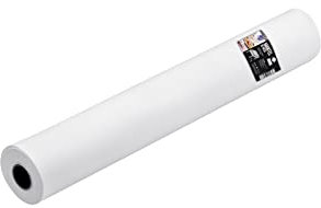 MAXI PRODUCTS - Rollo de Mantel TNT Precortado a 1,20 m - 1,2 x 48 m - Blanco - Tejido no Tejido Spunbond (TNT) - Desechable con Efecto Tela - Resistente a Líquidos - Catering - IMPERMEABLE