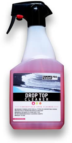 ValetPRO Drop Top Cleaner, Gentle Soft Top/Hood Cleaner for Convertible Cars – 500ml Spray