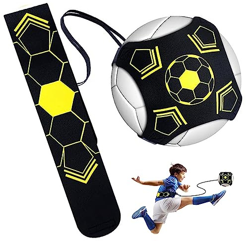 Ceinture D'entraînement de Football,Football Kick Lancer Entraîneur,Élastique Ceintures de Kickball,Solo Entraînement Pratique de Contrôle de l'Aide à la Formation Ceinture Réglable pour Enfant Adulte