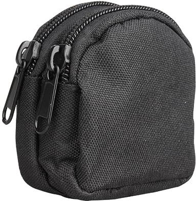 ACEXIER Taktische Molle-Beutel, Hüfttasche, Mini-Geldbörse, Schlüssel, Geldbörse, Jagd, Camping, Wandern, Outdoor-Aufbewahrungstasche (Black)