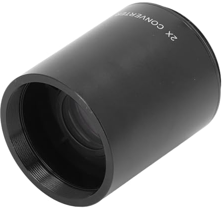 Teleconvertidor 2X, Convertidor de Lentes de Aumento 2X para Lentes de Montaje T2 de 420-800 Mm 650-1300 Mm 500 Mm 800 Mm 900 Mm