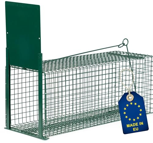 ITA Trappola 5051IT - 60x23x23 cm - 1 Porta, Resistente agli Agenti Atmosferici, Riutilizzabile, Montata