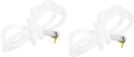 Uonlytech 2piezas Manguera De Drenaje De Aire Acondicionado Para Mini Split Tubo Flexible Conexión Corrugada Para Uso Doméstico y Reemplazo Ventana