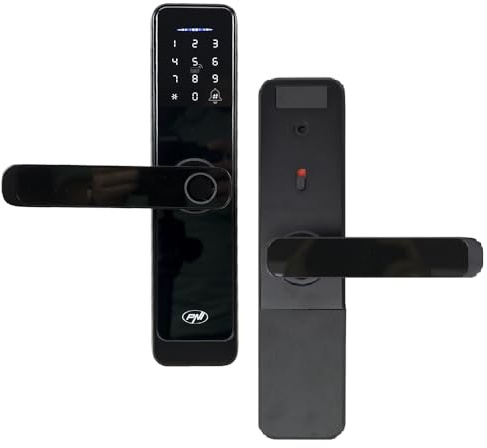 Smart Lock intelligent PNI Safe Home PTY6526, impronta digitale, codice, tag, applicazione Tuya Smart, 100 utenti per airBNB