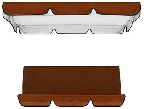 Generico Set di Ricambio per Altalena da Giardino in Tessuto Oxford 210D 3 Posti Impermeabile Resistente al Sole, per la Protezione di Mobili da Giardino