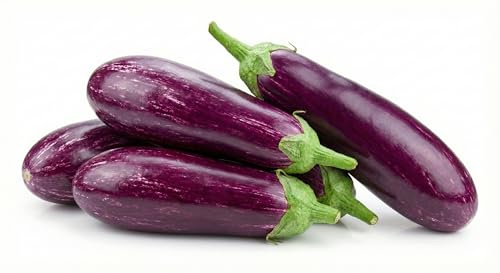 Semi di Melanzana Violetta Lunga 6g | Semi Ortaggi Alta Germinazione per Orto, Vaso e Giardino | Varietà Produttiva e Resistente | Ideali per Coltivazione Domestica e Professionale