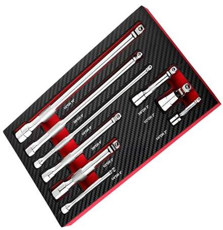 Juego de 9 adaptadores multiusos, articulación giratoria, barra de extensión, bola de retención, barra de extensión, articulación esférica