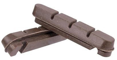 NHABXGDS Freno de Bicicleta de Carretera de Carbono, Pinzas de Doble pivote, Pinza de Freno de llanta de tracción Lateral Ligera con Zapatas Crabon(10 Pairs Brown Pads)