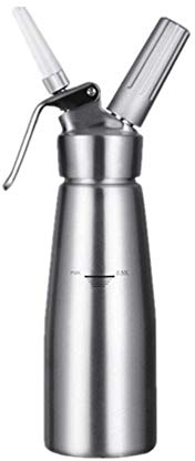 KUENG Sifone per Panna montata Sifone per Panna Cracker per la Crema Caricabatterie Frusta Crema contenitori Crema Caricatore Dispenser Crema Whipper 29.5X8,Square