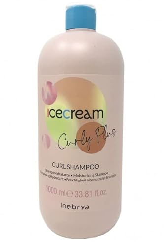 Inebrya Ice Cream Curly Plus Feuchtigkeits-Shampoo, 1000 ml