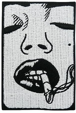 Finally Home Patch zum Aufbügeln - Bad Girl Summer | Anime Patches, Love Aufbügler, Schwarz-Weiß Retro Flicken, Längliche Frauen Aufnäher