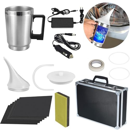YeahBoom Scheinwerfer Aufbereitung Set,Scheinwerfer Bedampfen Set,Scheinwerfer Polierset,Scheinwerfer Politur Reparaturwerkzeug,Headlight Restoration Kit für Vergilbung,Kratzer,Unschärfe,Risse