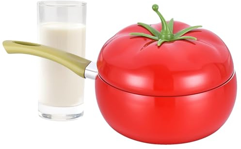 Såspanna, nonstick grönsaksfrukt kastrull | tomat kokott med lock - för induktion elektriska spisar spishäll matlagning stekning kök mjölk soppa simma
