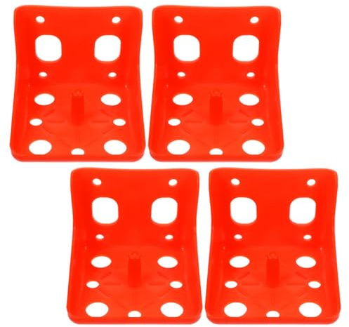 UTHCLO Contenitore per Blocchi di Sale per Bestiame in PE Resistente Porta Blocco di Sale per Bovini e Ovini Supporto Mangiatoia per Pecore e Cavalli Set da 4 Pezzi per Allevamenti