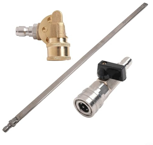 Heavy Duty Vehicle Water Tank and Radiator Condenser Cleaning Tool with Dual Use Water Gas and Leak Resistant Flat Smooth Seal (D)