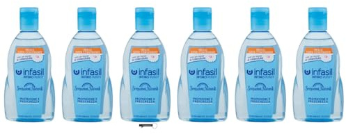 Infasil Intimo Purity Sensiazioni Naturali Lot de 6 lotions lavantes intimes protection et fraîcheur avec calendula 200 ml + porte-clés Italy shop gratuit