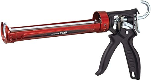 TAJIMA Caulk Gun - 1/10 Gallon (10 oz) Convoy RS Caulking Tool with Dual-Thrust Ratio & Auto Flow Stop - CNV-100RS