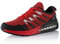 Fusskleidung® Damen Herren Sportschuhe Dämpfung Sneaker leichte Laufschuhe Rot Schwarz Weiss EU 42