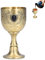 Mittelalterlicher Kelch, Weinkelch, Kelch Arthur aus Messing, Messing Vintage Kelch, Edler Becher Mittelalterlicher Kelch Der Heilige Gral Kelch Vintage Weinglas Der Goldene Schöner Weinbecher für Bar