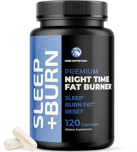 Night Time Fat Burner to Shred While You Sleep | Belly Fat Burner, Carb Blocker and Weight Loss Support Supplements | Lose Weight, Support Metabolism and Fall Asleep | 120 Nighttime Diet Pills