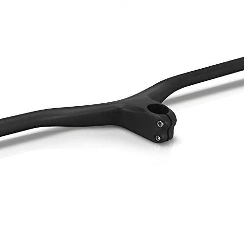 Manillar mtb manillares carbono integrado carbono manillar de bicicleta de montaña manillares con potencia integrada UD mate 760 * 80mm