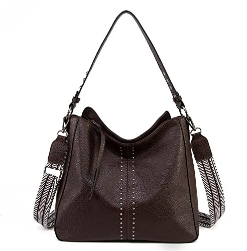 Montana West hobo-väska för kvinnor crossbody handväska och handväskor damer eleganta axelväskor