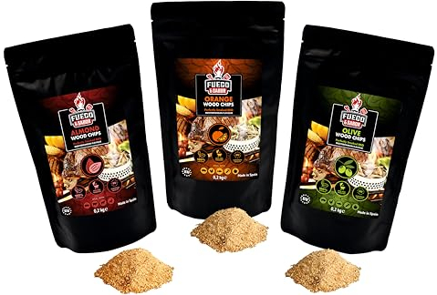 Peetz Set de farine de fumage amande, orange, olive, 200 g chacun