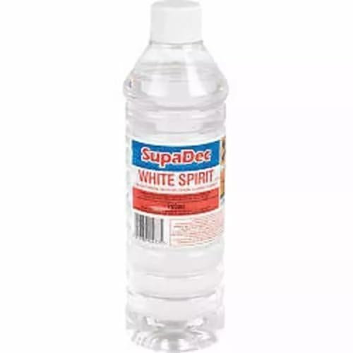 SupaDec White Spirit 750ml Turps Paint Thinner Premium Quality Paint Organic Solvent Brush Cleaner 750 Mililiters Stain Remover Liquid for Stripping Paint & Cleaning Paint Brushes