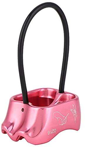 lvifloae Abseilgerät für den Außenbereich, Sicherungsgerät für Höhenunterschiede, langsamer ATC-Schutz, Abstiegsgerät, Sicherheit für Klettern, Abstiegskontrollgerät,