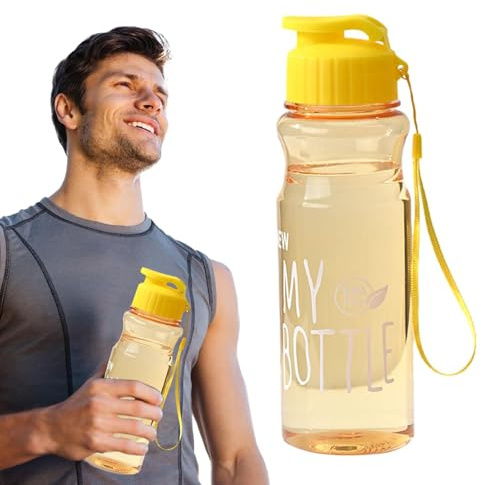 Borraccia sportiva da 2 litri - in acciaio inox a vuoto a tripla parete, grande capacità, senza BPA, caraffa da palestra a prova di perdite con cannuccia | indicatore del tempo e cinghia di trasporto