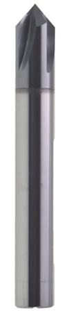 YWRWUPMGK 4 Flutes Chamfer End Mill for Alloy Steel Hardened Steel 90 Degree Tungsten Carbide V Groove Router Bit(14X80)