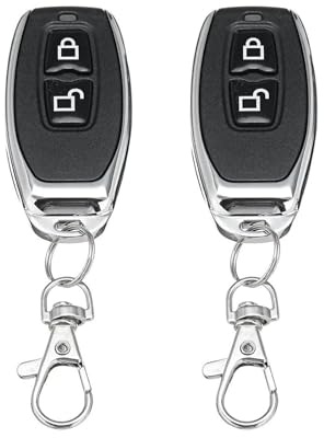 Motorisation pour portail coulissant, Commutateur ouvre-porte intelligent APP télécommande for porte de Garage support Alexa Echo Google Home EWelink contrôle + RF 433 MHz(2pcs Without battery)