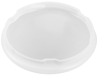GETAJGHSD Pantalla de Lámpara de Ventilador de Techo, Acrílico Borde Alto de 1.5 CM, Diámetro 19 CM, Reemplazo para Uso en Dormitorio y Sala de Estar