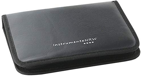 InstrumenteNrw Professionelles Aufbewahrungsetui Schutztasche Leere Tasche Etui für Rasiermesser Set Rasierklinge Bart-Haarschere