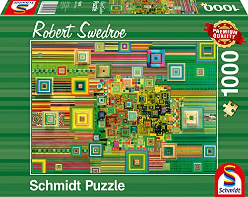 Schmidt Spiele 59930 Robert Swedroe, Grüner Flashdrive, 1000 Teile Puzzle