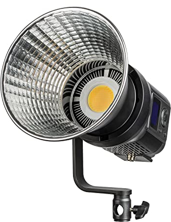 Walimex pro LED Niova Compact 120 W luz de vídeo Bicolor, luz de vídeo con conexión Bowens, luz de Estudio con tecnología COB LED, Brillo Ajustable de 10-100