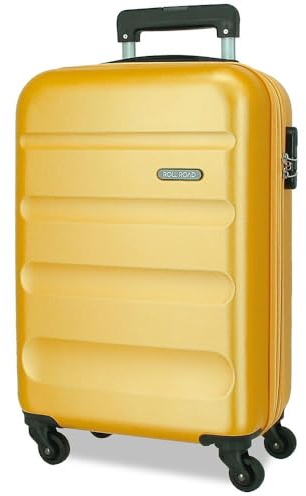 Roll Road Flex Maleta de Cabina Beige 35x55x20 cms Equipaje Mano Air Europa Rígida ABS Cierre de combinación Lateral 33L 2,78 kgs 4 Ruedas Dobles