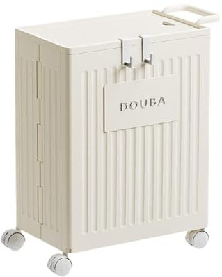 Ergocar Scatola Di Stoccaggio, La Ruota Universale Può Muoversi a 360 °, Con Una Scatola Di Stoccaggio Del Coperchio, è Adatto Per Camere Da Letto, Soggiorno, Uffici, Baule Di Auto