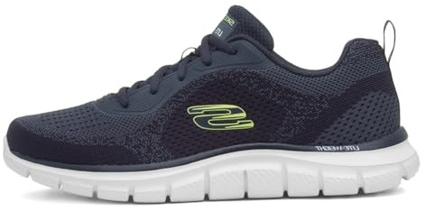 Skechers Men's Track Glendor Sneaker, Bleu, 45 EU
