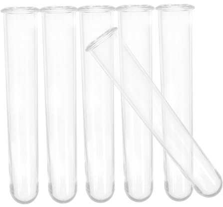 Supvox 6 Stück Pflanzenvermehrungsröhrchen Reagenzglas Home-Office- Hydrokultur-blumenvase Leicht Zu Reinigen Röhrchen Ersetzen