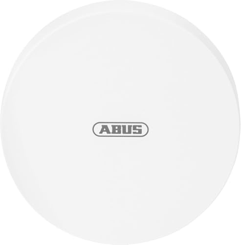 ABUS Wassermelder für die Funk-Alarmanlage Smartvest Pro - Funk-Wasseralarm für Küche, Bad, Waschküche, Technikraum, Keller und andere Räume - Alarm zum Schutz vor Wasserschäden - weiß