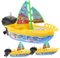 Garneck 3 Stück Uhrwerk Boot Badespielzeug Für Babys Für Kleinkinder Kinderpool Aufzieh Duschspielzeug Boot Spielzeugschiff Spielzeugboote Badespielzeug Boote Pool