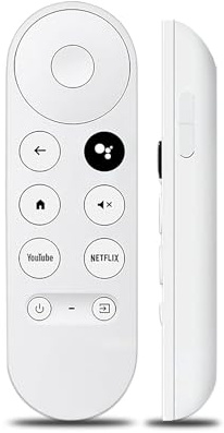Mando a Distancia para Google TV/Chromecast - Repuesto Compatible con Modelos G9N9N, GA01409, Control Remoto por Voz Compatible con Bluetooth Control Remoto de Repuesto G9N9N para Streamer