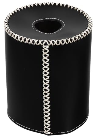 TOYANDONA Étui de Protection en Cuir Noir Grand Format pour Bouteille de Gaz de Camping, Housse Résistante à l'usure, Couverture 360° pour Barbecue et Pique-niques en Plein Air