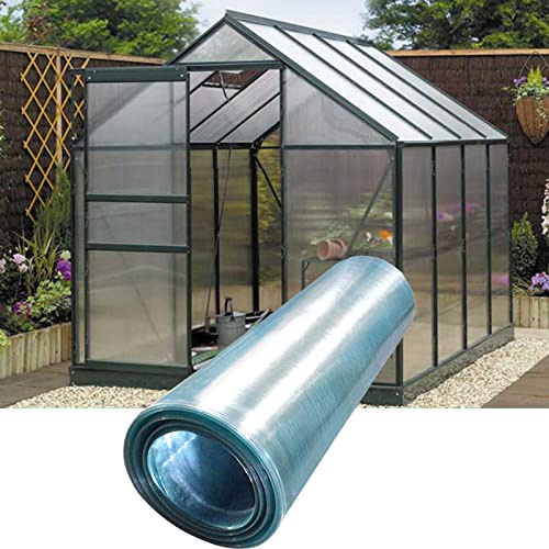 Foglio di copertura impermeabile in policarbonato con protezione UV, isolamento da 0,8 mm per tettoia esterna della serra, piastra di illuminazione diurna durevole, 0,5 x 20 m