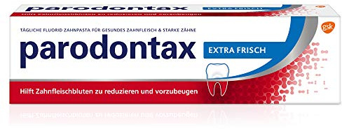 Parodontax Extra Frisch, tägliche Zahnpasta, 1x75ml, hilft Zahnfleischbluten zu reduzieren un vorzubeugen