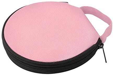 Tragbarer CD Player Tasche, 20 KapazitäT CD/DVD AufbewahrungshüLle CD Organizer Auto CD Speicher Tasche FüR Die Aufbewahrung Von Reisen, Aus Oxford-Stoff, Rosa