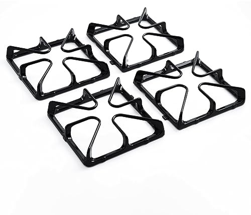 Allstare WB31K10034 Grate Replacement Parts for GE Burner Grate Stove Parts 8.4’’ x 8.46’’ General Electric Gas Range Parts Stove Surface Top Grate Cast Iron Rack 4 Pack